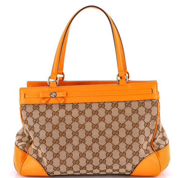 Gucci Medium Mayfair Satchel GG Canvas with Leather - Picture 1 of 5